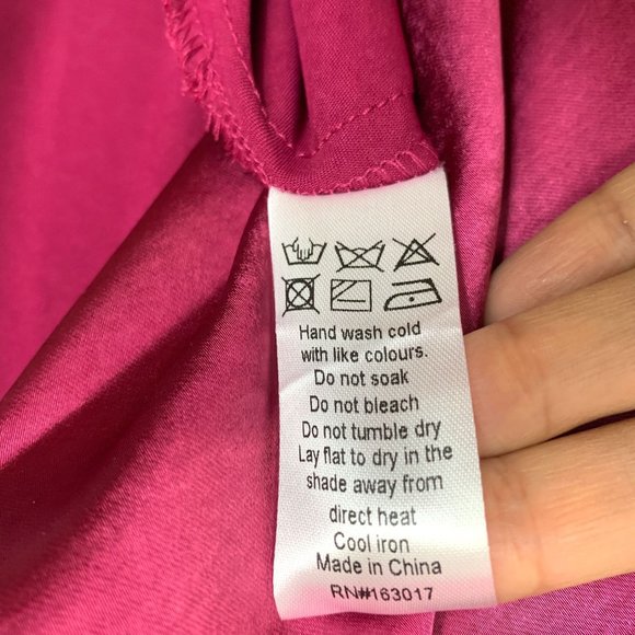 LIONESS Walk The Line Midi‎ Dress In Magenta Sz M - Picture 10 of 10